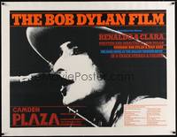 2z168 RENALDO & CLARA linen British quad '78 great competely different close up of Bob Dylan!