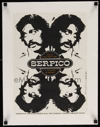 2z095 SERPICO linen Czech 11x16 '79 different art of multiple Al Pacino by Dimitrij Kadrnozka!