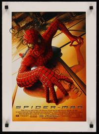 2z230 SPIDER-MAN linen advance special 12x17 '02 Tobey Maguire, Sam Raimi, Marvel Comics!