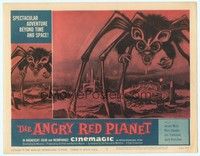 3a279 ANGRY RED PLANET LC #8 '60 great artwork of gigantic drooling bat-rat-spider creature!