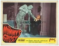 3a214 MUMMY'S GHOST LC #4 R48 bandaged monster Lon Chaney Jr. chokes man in corner!