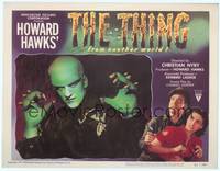 3a360 THING Fantasy #9 LC '90s Howard Hawks, best close up of James Arness as the plant creature!