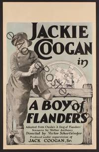 3a152 BOY OF FLANDERS WC '24 full-length close up of sad Dutch orphan Jackie Coogan by windmill!