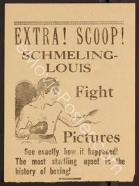 3b550 SCHMELING-LOUIS herald '36 great boxing match, see exactly how it happened!