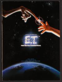 3b129 E.T. THE EXTRA TERRESTRIAL Japanese program '82 Steven Spielberg classic, John Alvin art!