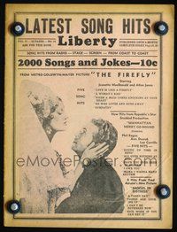 3b595 LIBERTY LATEST SONG HITS 2 songbook '30s Jeanette MacDonald & Allen Jones!