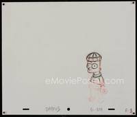 3b003 SIMPSONS pencil drawing '90s Matt Groening, artwork of Bart as burglar!