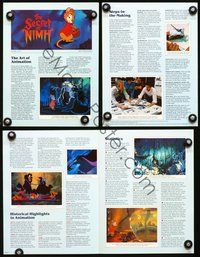 3b243 SECRET OF NIMH 9 vol 1 no 2 program books '82 Don Bluth, Hermione Baddeley!