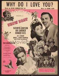 3b797 SHOW BOAT sheet music '51 Kathryn Grayson, sexy Ava Gardner, Why Do I Love You?