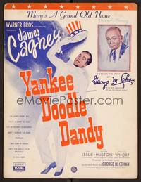 3b869 YANKEE DOODLE DANDY sheet music '42 James Cagney classic, Mary's a Grand Old Name!
