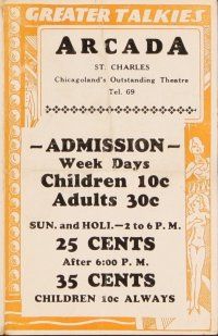 3b435 ARCADA herald '33 Talkies, local theater, Marion Davies, Dolores del Rio!