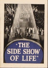 3b555 SIDE SHOW OF LIFE herald '24 Ernest Torrence, Anna Q. Nilsson, circus!