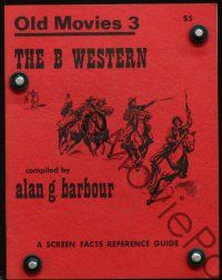3b332 B WESTERN fan publication '70 cool trivia info guide to western films & stars!