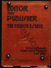 3b318 EDITOR & PUBLISHER THE FOURTH ESTATE magazine '36 cool advertisements!