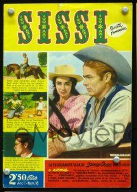 3b173 SISSI MAGAZINE Spanish magazine '58 cool cover image of James Dean & Elizabeth Taylor!