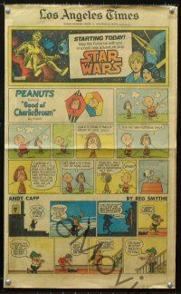 3b429 STAR WARS COMIC STRIP newspaper '79 complete Sunday comics section of the LA Times!