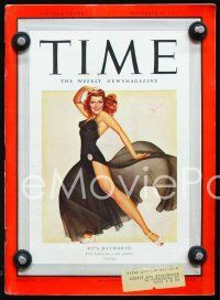3b326 TIME magazine '41 great sexy artwork of Rita Hayworth by Petty!