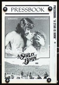 3b310 STAR IS BORN pressbook '77 Kris Kristofferson, Barbra Streisand, Gary Busey, rock 'n' roll!