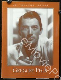 3b218 GREGORY PECK program book '90 AFI Souvenir Edition, many great images of handsome actor!