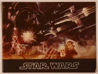 3b249 STAR WARS souvenir program book 1977 George Lucas classic, Jung art!
