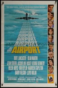 3c027 AIRPORT int'l 1sh '70 Burt Lancaster, Dean Martin, Jacqueline Bisset, Jean Seberg