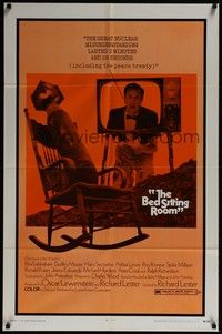 3c088 BED SITTING ROOM 1sh '69 wacky art of bomb in rocking chair, Rita Tushingham, Dudley Moore!