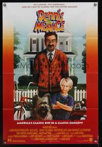 3c230 DENNIS THE MENACE 1sh '93 Walter Matthau as Mr. Wilson, Mason Gamble!