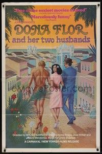 3c246 DONA FLOR & HER TWO HUSBANDS 1sh '78 Dona Flor e Seus Dois Maridos, Page Wood art!