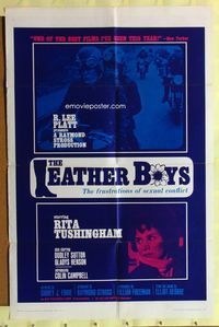 3c430 LEATHER BOYS 1sh '66 Rita Tushingham explores the frustrations of sexual conflict!