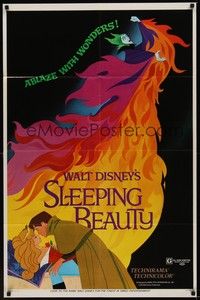 3c799 SLEEPING BEAUTY style A 1sh R70 Walt Disney cartoon fairy tale fantasy classic!