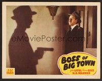 3d293 BOSS OF BIG TOWN LC '42 H.B. Warner is the Mr. Big of organized crime, cool image!