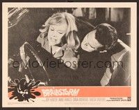 3d295 BRAINSTORM LC #3 '65 Jeff Hunter fights with Anne Francis behind the wheel of car!