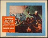 3d304 BUCCANEER LC #7 '58 Charlton Heston as General Andrew Jackson leads charge!