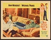 3d307 BUS RILEY'S BACK IN TOWN LC #1 '65 Michael Parks talks to Ann-Margret sprawled on couch!
