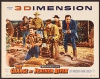 3d320 CHARGE AT FEATHER RIVER LC #8 '53 great 3-D image of Guy Madison & his men!