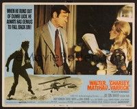 3d321 CHARLEY VARRICK LC #5 '73 Walter Matthau & Felicia Farr in Don Siegel crime classic!