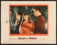 3d363 EAST OF EDEN LC #4 '55 Richard Davalos confronts Julie Harris and James Dean!