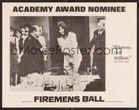 3d368 FIREMEN'S BALL LC '68 Czechoslovakian Milos Forman's Hori ma panenko, firemen & sexy girls!