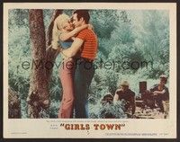 3d383 GIRLS TOWN LC #5 '59 sexy bad youthful rebel Mamie Van Doren kissing Dick Cantino!