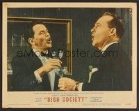 3d403 HIGH SOCIETY LC #3 '56 c/u of Frank Sinatra & Bing Crosby singing together for 1st time!