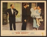 3d402 HIGH SOCIETY LC #8 '56 Bing Crosby confronts Frank Sinatra & Grace Kelly after their swim!