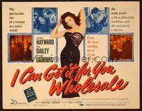 3d087 I CAN GET IT FOR YOU WHOLESALE TC '51 sexy Susan Hayward made good with a plunging neckline!