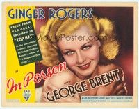 3d150 IN PERSON TC '35 incredible close up of sexy Ginger Rogers with come hither eyes!