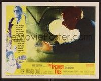 3d421 IPCRESS FILE LC #5 '65 close up of Michael Caine holding machine gun in window!