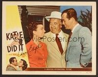 3d428 KATIE DID IT signed LC #6 '51 by Ann Blyth, who's close up with Kellaway & Mark Stevens!