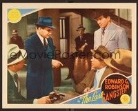 3d436 LAST GANGSTER LC '37 tough guy Edward G. Robinson shows his buddies who's the boss!