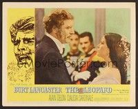 3d437 LEOPARD LC #2 '63 Luchino Visconti's Il Gattopardo, c/u of Burt Lancaster & Rina Morelli!