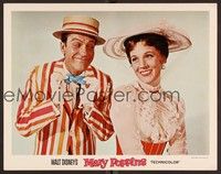 3d454 MARY POPPINS LC '64 best close up of Julie Andrews & Dick Van Dyke in cool outfits!