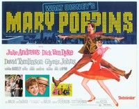 3d163 MARY POPPINS TC R80 Julie Andrews & Dick Van Dyke in Walt Disney's musical classic!