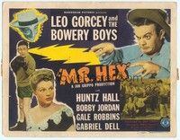 3d166 MR HEX TC '46 Leo Gorcey, Huntz Hall, Bowery Boys, great wacky boxing images!